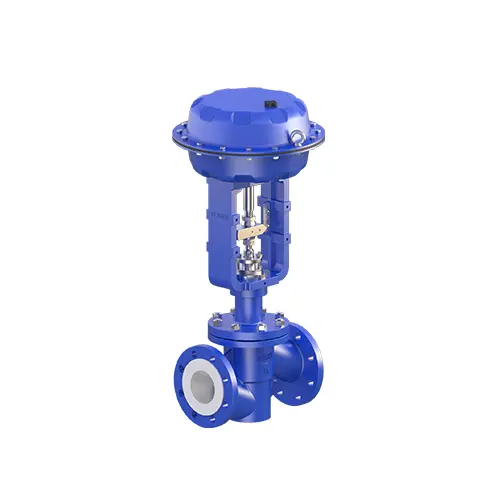 FC-ST Series Fluorine Lined Single-Seated Control Valve