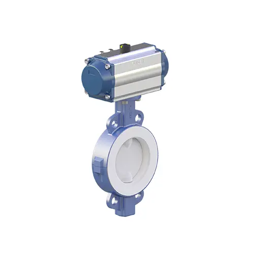 FD-DT Series Fluorine Lined Anti-Corrosion Butterfly Valve