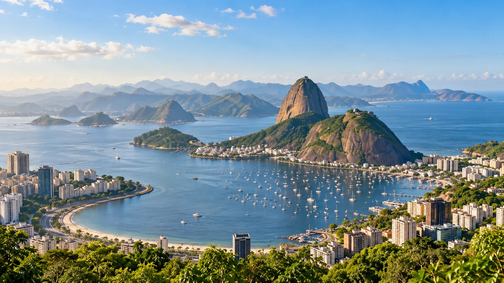 Rio de Janeiro city and landscape in Brazil